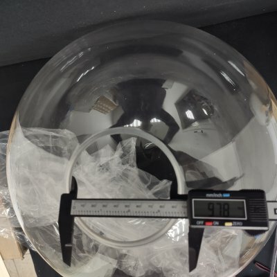 Плафон стекло шар прозрачный 400мм (67мм внутр) Arte Lamp A1940SP-1 VOLARE - фотография № 2