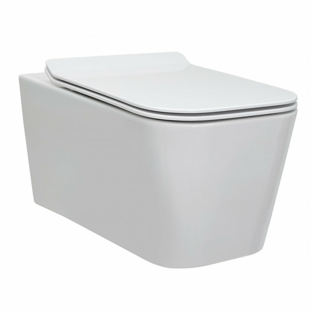 Унитаз подвесной BERGES FLOE Floe Slim SO с сиденьем микролифт 082121