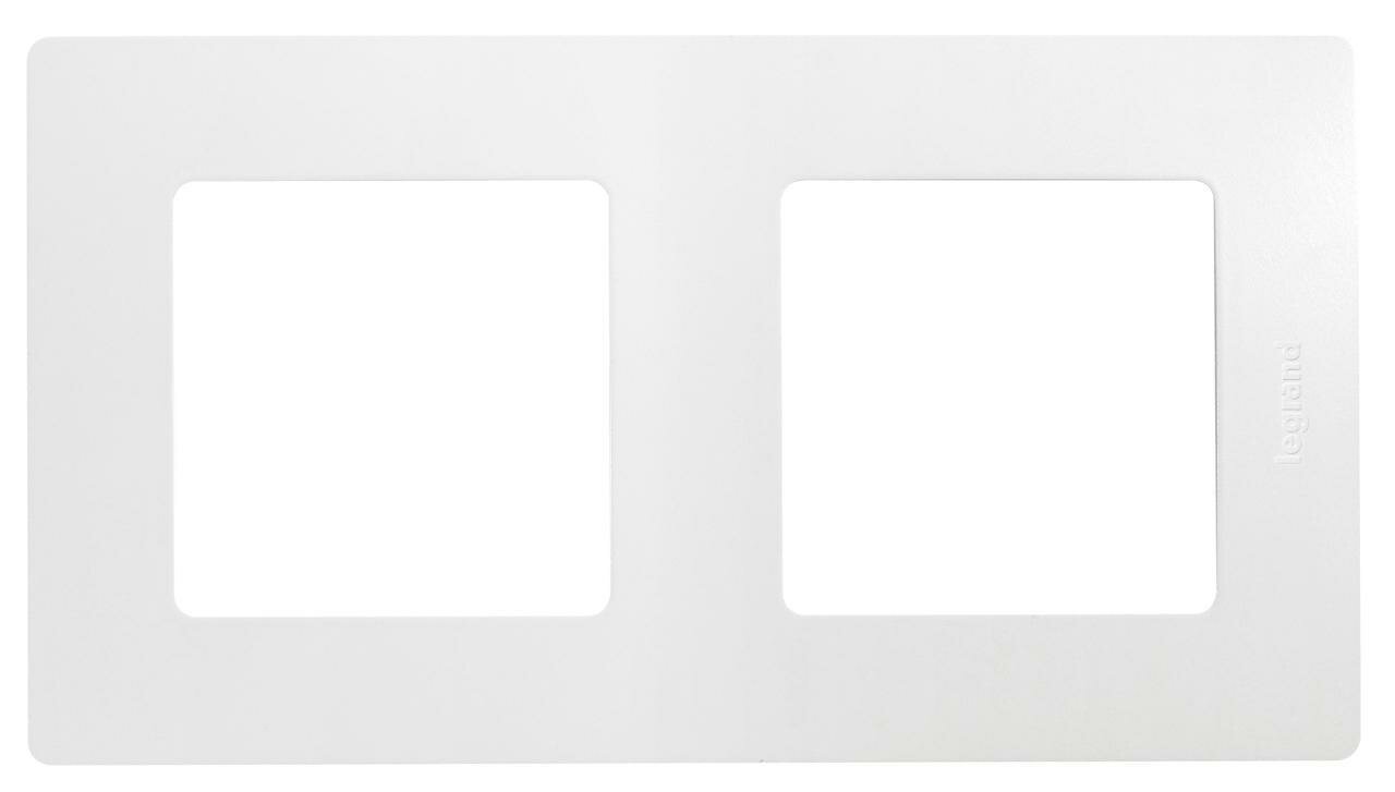 Legrand Рамка 2-постовая Legrand Etika белая 672502