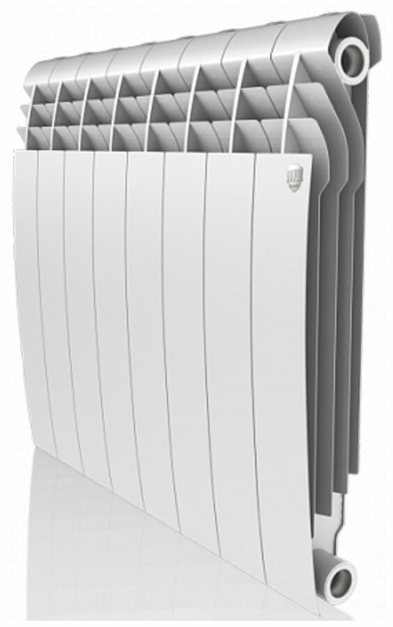 Водяной радиатор отопления Royal Thermo BiLiner 500 /Bianco Traffico - 8 секц.