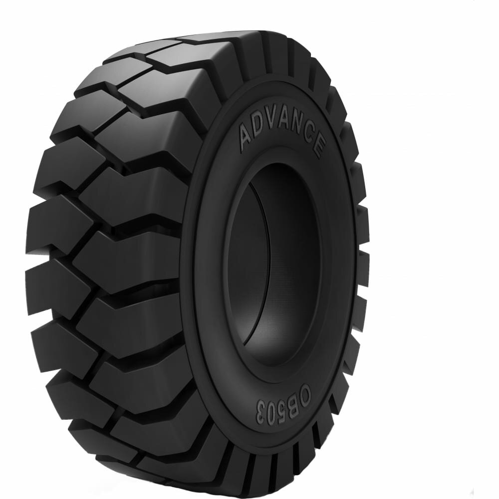 ADVANCE Шина цельнолитая с буртом 16x6-8/433(OB503) Easi-Fit