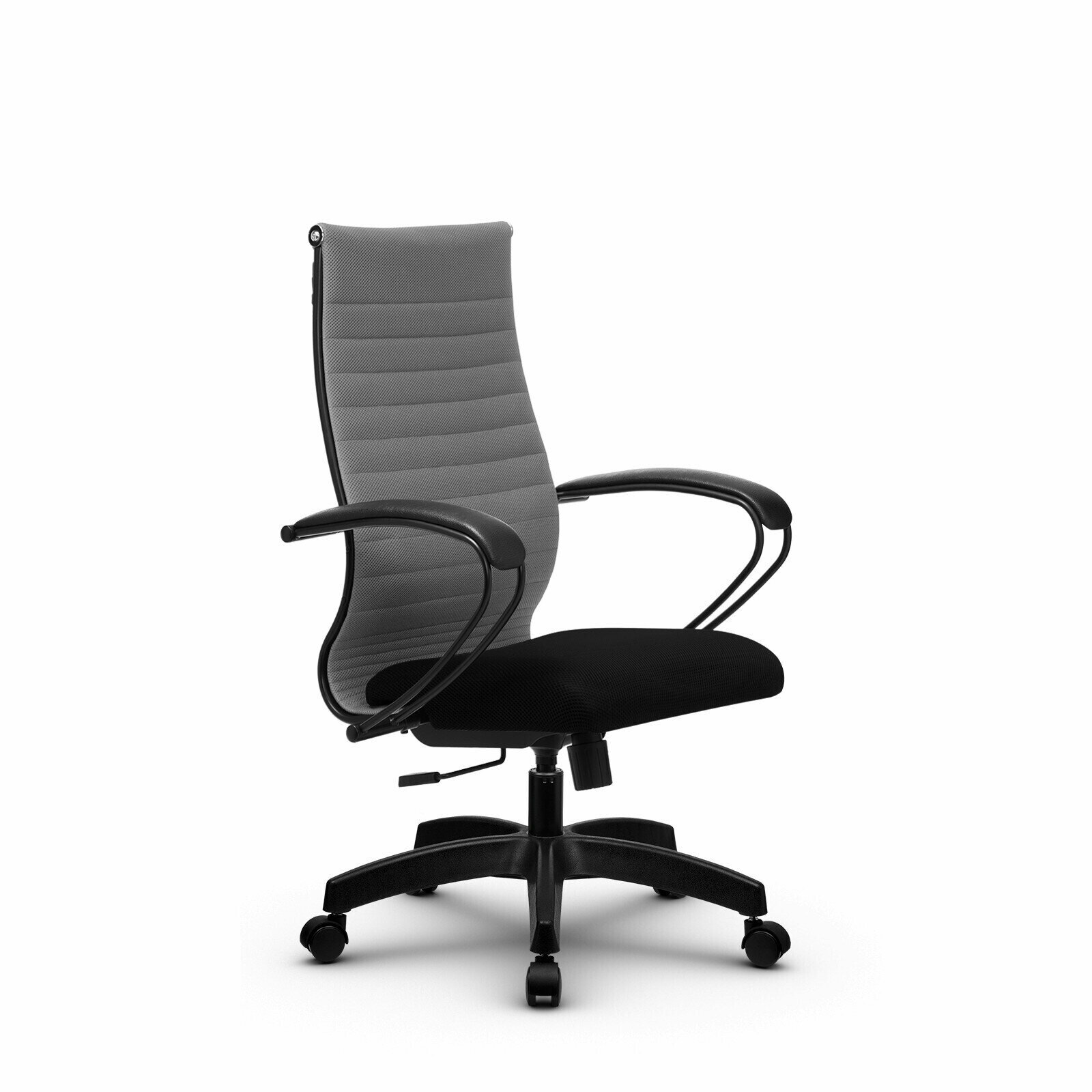 Компьютерное офисное кресло Metta Комплект 19, осн. 001 (17831), Светло-серое/Черное - фотография № 1