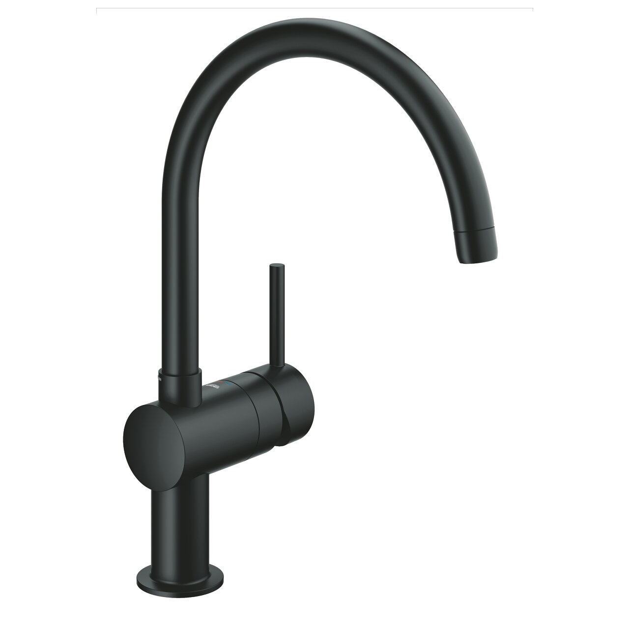 Смеситель для кухни Grohe Minta, C-излив, чёрный бархат 32917KS0