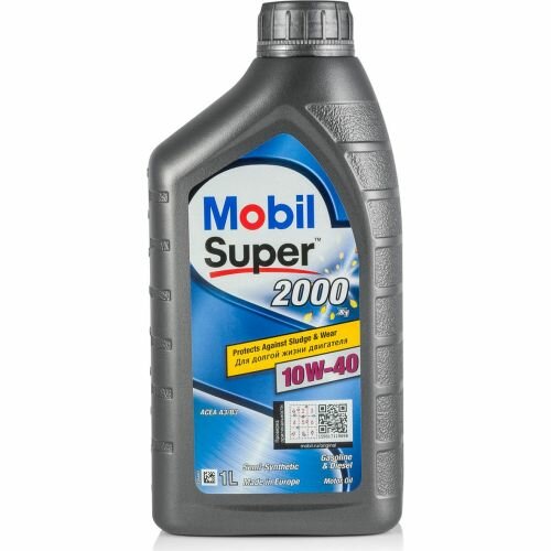 Моторное масло Mobil Super 2000 X1 10W-40, 1л