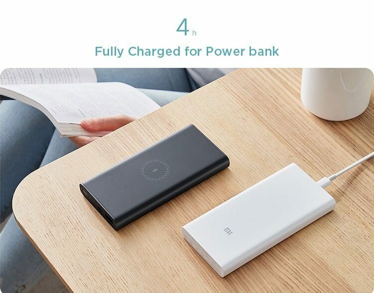 Внешний аккумулятор Xiaomi Mi Power Bank Wireless Youth Edition 10000mAh Black - фото №3