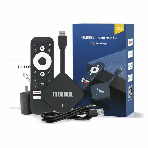 ТВ - приставка MECOOL KD2 STICK /Android TV 11 4GB/32GB S905Y4/