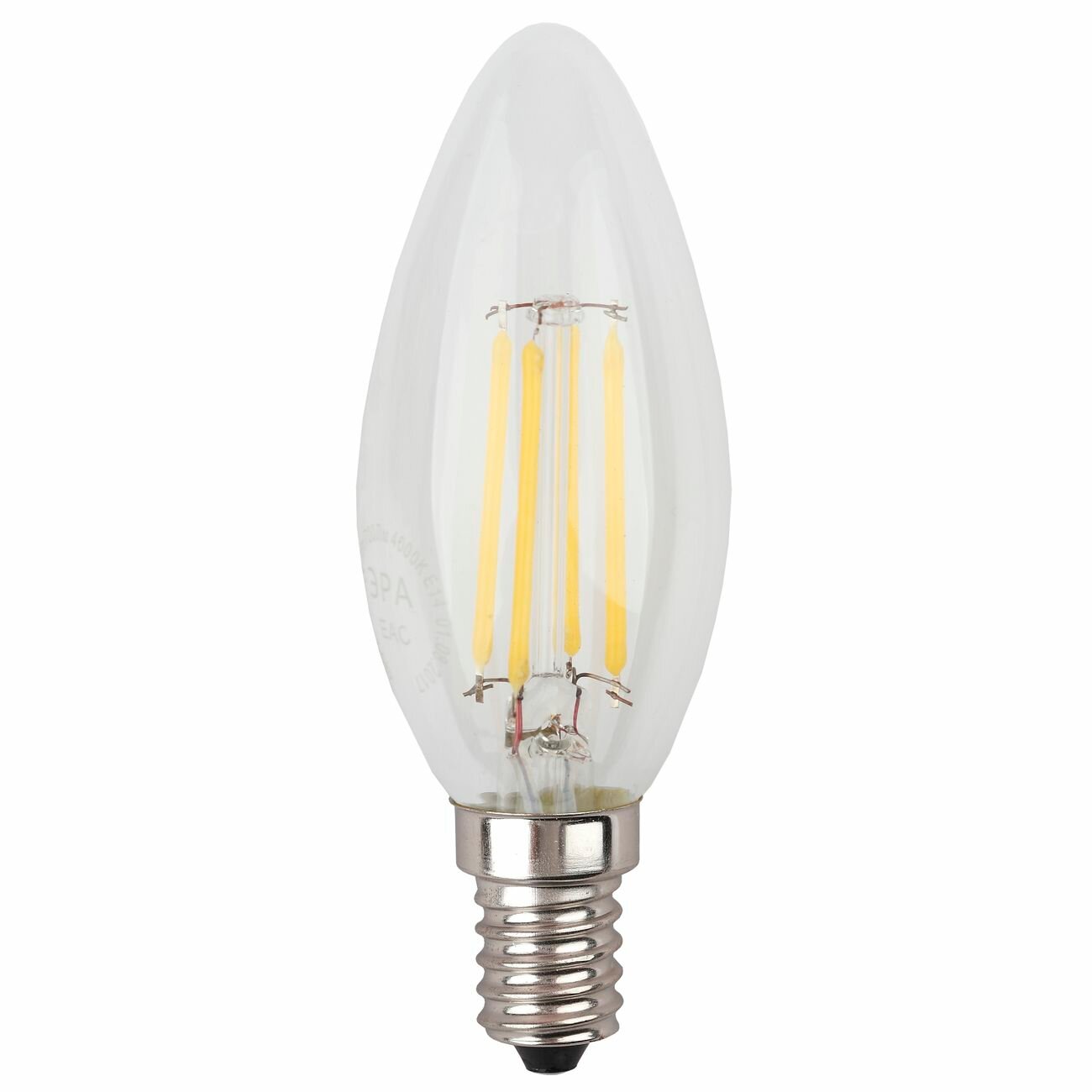 Лампа LED ЭРА F-LED B35-9w-827-E14