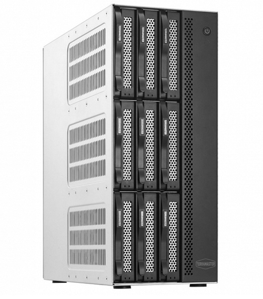 Сетевое хранилище TerraMaster T9-423 tower NAS QC2,0(2,9) GhzCPU/8Gb(32)/RAID0,1,10,5,6,JBOD/up to 9 Hot Swap HDDs SAT