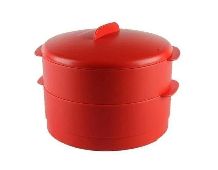 Пароварка Tupperware из пищевого полимера 2 яруса, 2 л