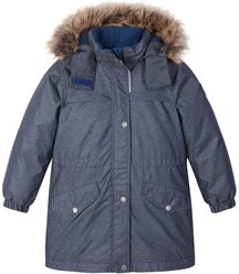 Парка LASSIE 721774-6960 Parka, Selja для девочки, цвет синий, размер 098