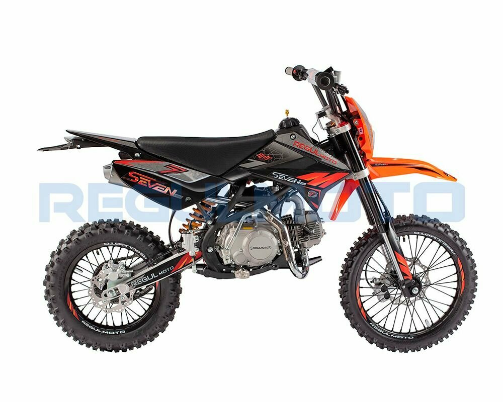 Питбайк Regulmoto SEVEN PRO 17/14 Черный/ оранжевый 203299-1