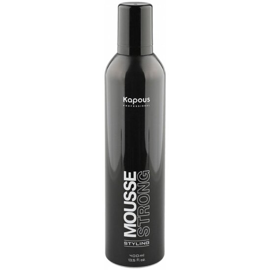 Мусс для укладки волос KAPOUS PROFESSIONAL Mousse Strong, сильной фиксации, 400 мл