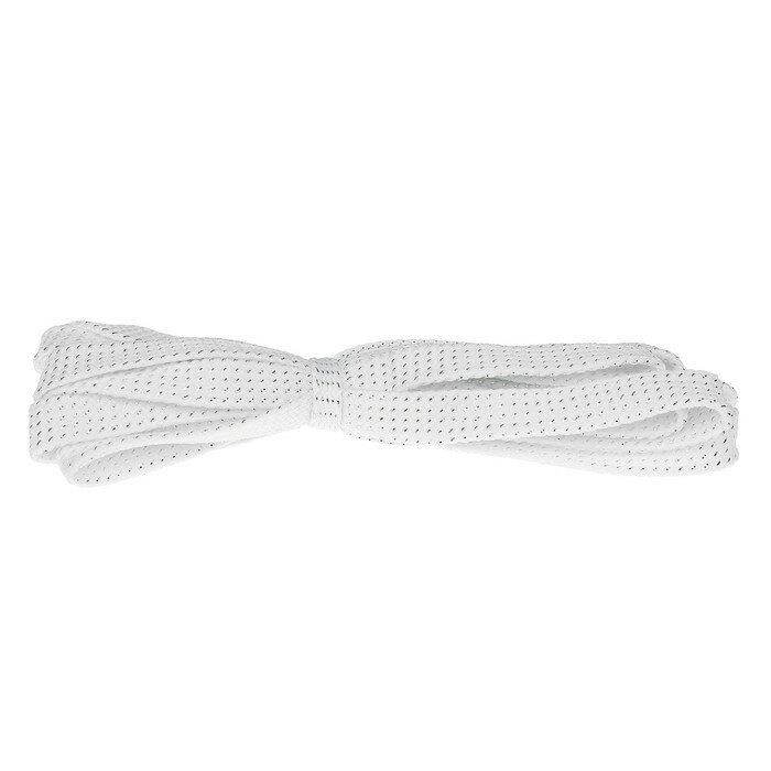 ONLITOP Шнурки для обуви, пара, плоские, 8 мм, 110 см, цвет белый - фотография № 3