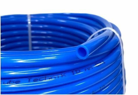 фото Трубка пневматическая полиуретановая наружный диаметр 14мм стенка 2 мм длина 3 метра (до 30 атмосфер)