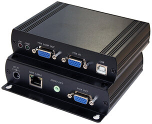 AV-BOX 3TP-140TAI Комплект приемник+передатчик удлинителя для VGA, мыши и клавиатуры (USB)