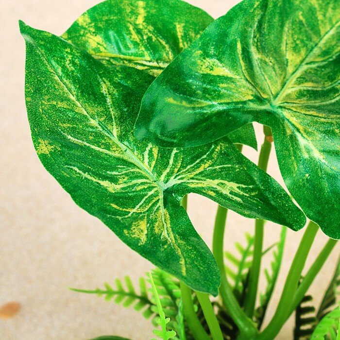 Пижон Аква Растение искусственное аквариумное, 11,5 х 11,5 х 14,5 см - фотография № 3