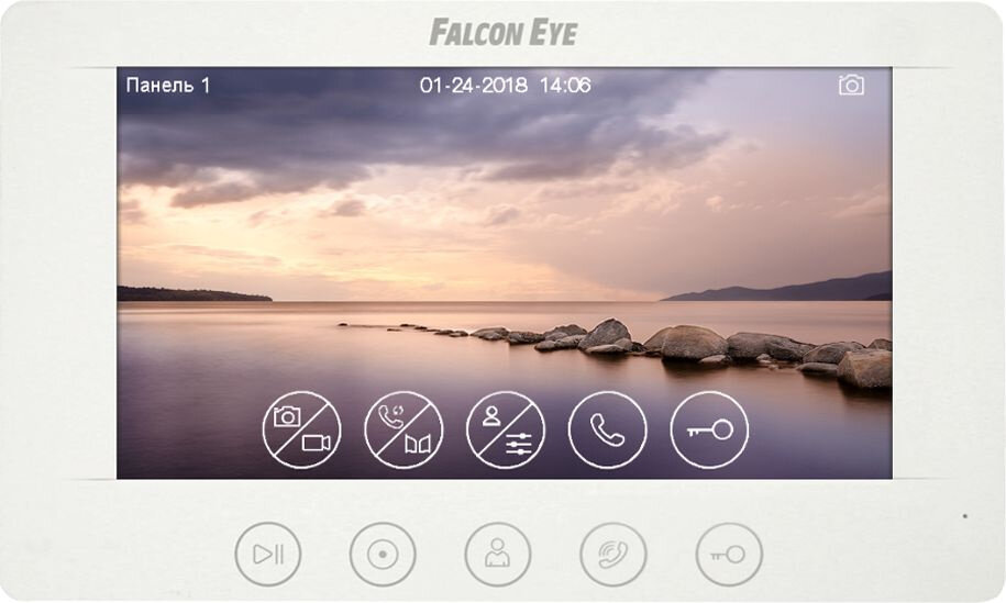 Falcon Eye Видеодомофон Falcon Eye Cosmo HD Plus белый