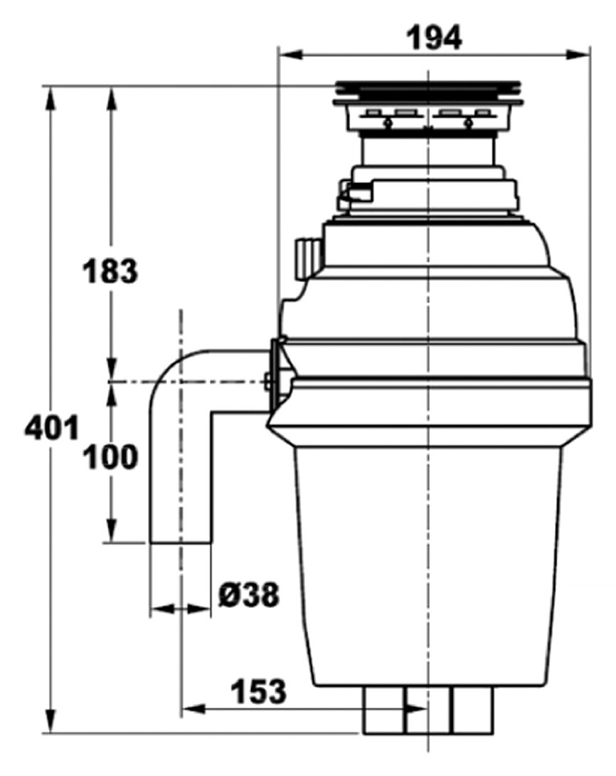 Измельчитель отходов Zorg Inox D ZR-56 D - фотография № 2