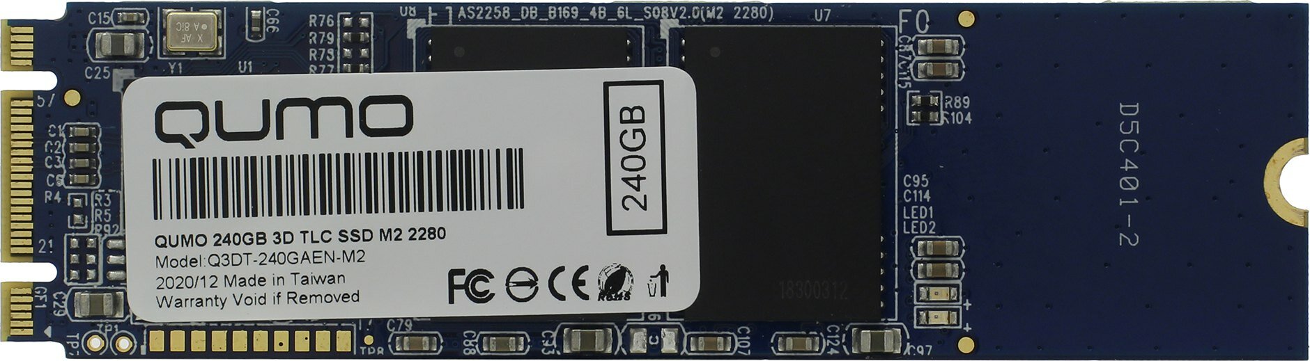 SSD диск QUMO Novation 3D TLC 240 Гб Q3DT-240GAEN-M2 SATA