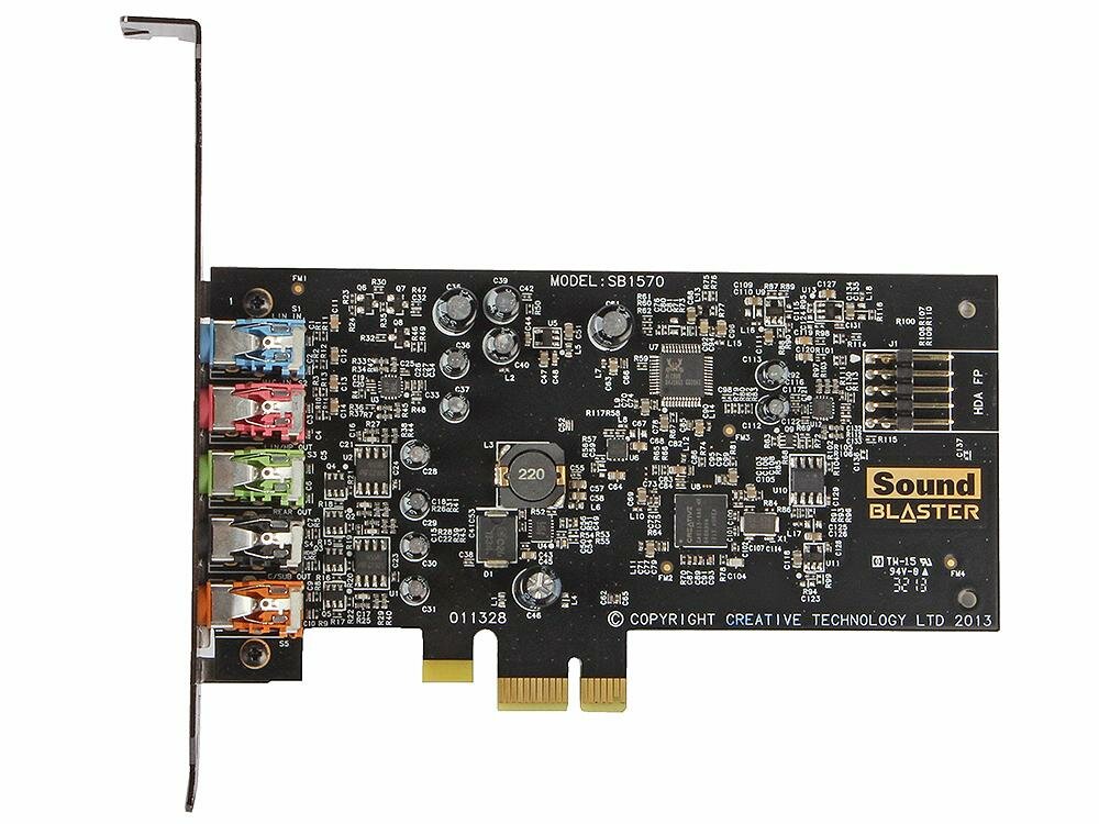 Звуковая карта SBCreative AUDIGY FX (SB1570) PCI-eX Retail