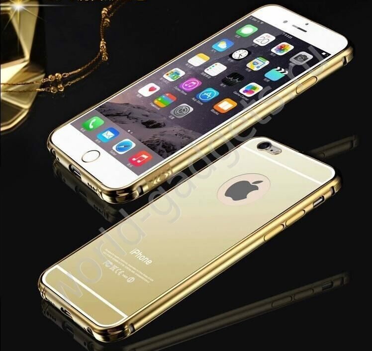 Чехол Luxury Aluminum для iPhone 6S Plus (золотой)