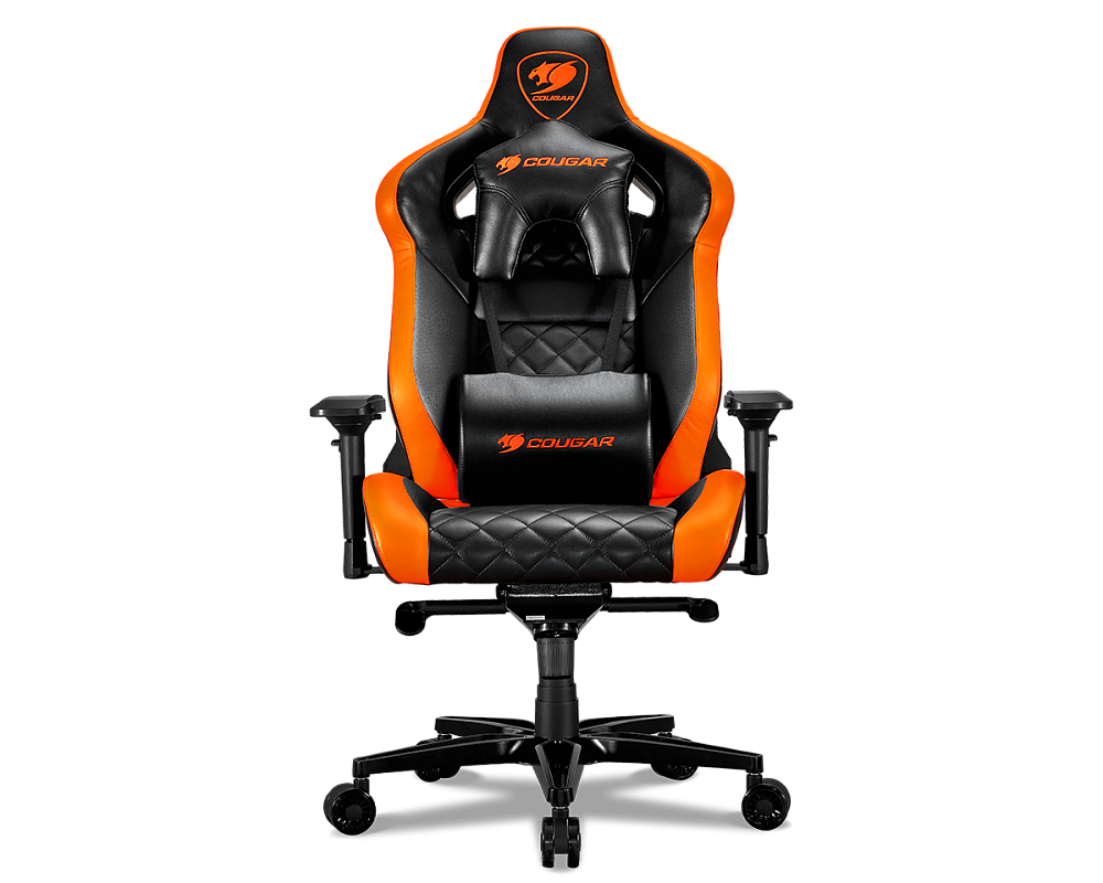 COUGAR Кресло компьютерное игровое Cougar TITAN Black-Orange [3MATTNXB.0001]