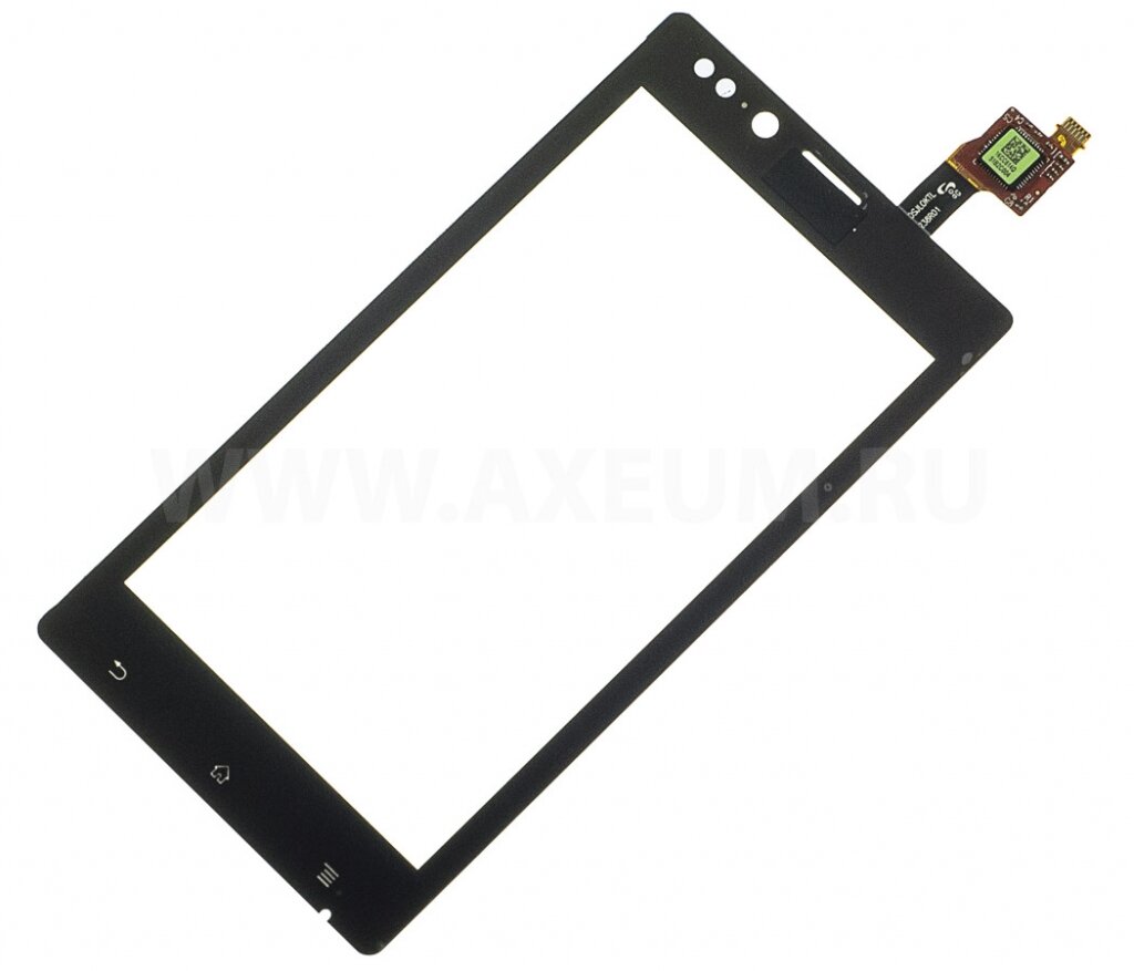 Touch screen для Sony ST26i Xperia J black (черный)