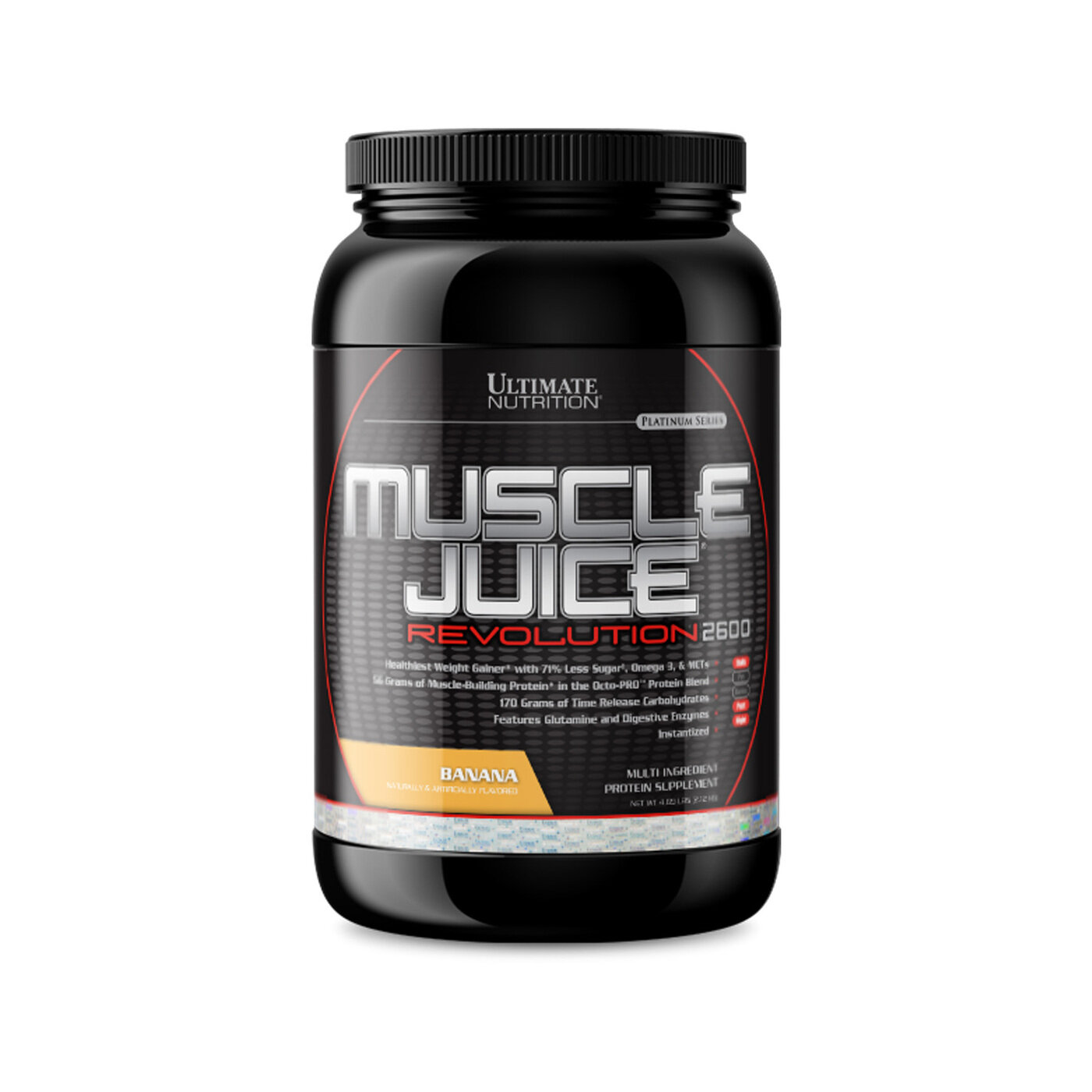 Гейнер Ultimate Nutrition Muscle Juice Revolution (2.13 кг), Банан