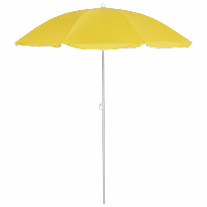 Зонт пляжный "Классика", d=210 cм, h=200 см, цвета микс - фотография № 1