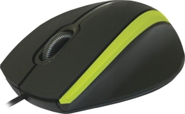 Defender Optical Mouse (MM-340 Black&Green) (rtl) USB 3btn+Roll (52346) .