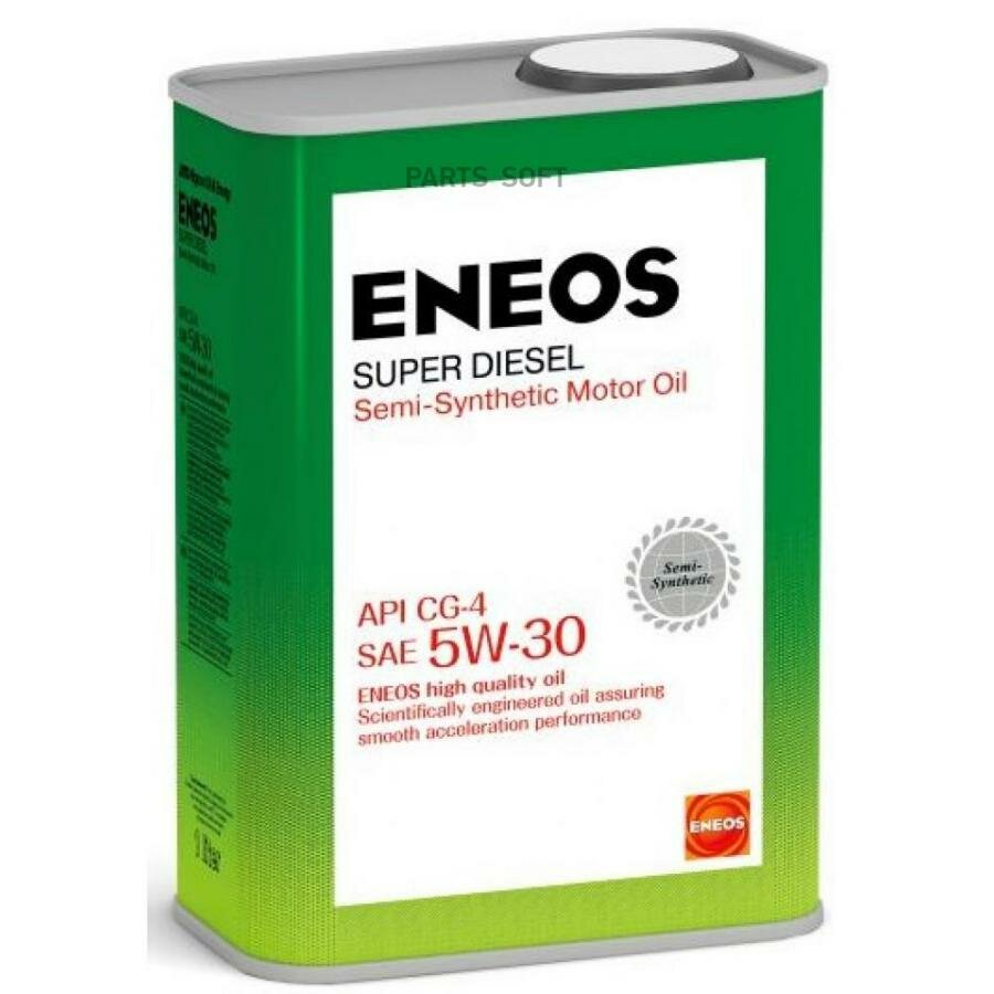 масло моторное eneos cg-4 5w-30 полусинтетическое 0,94 л oil1330