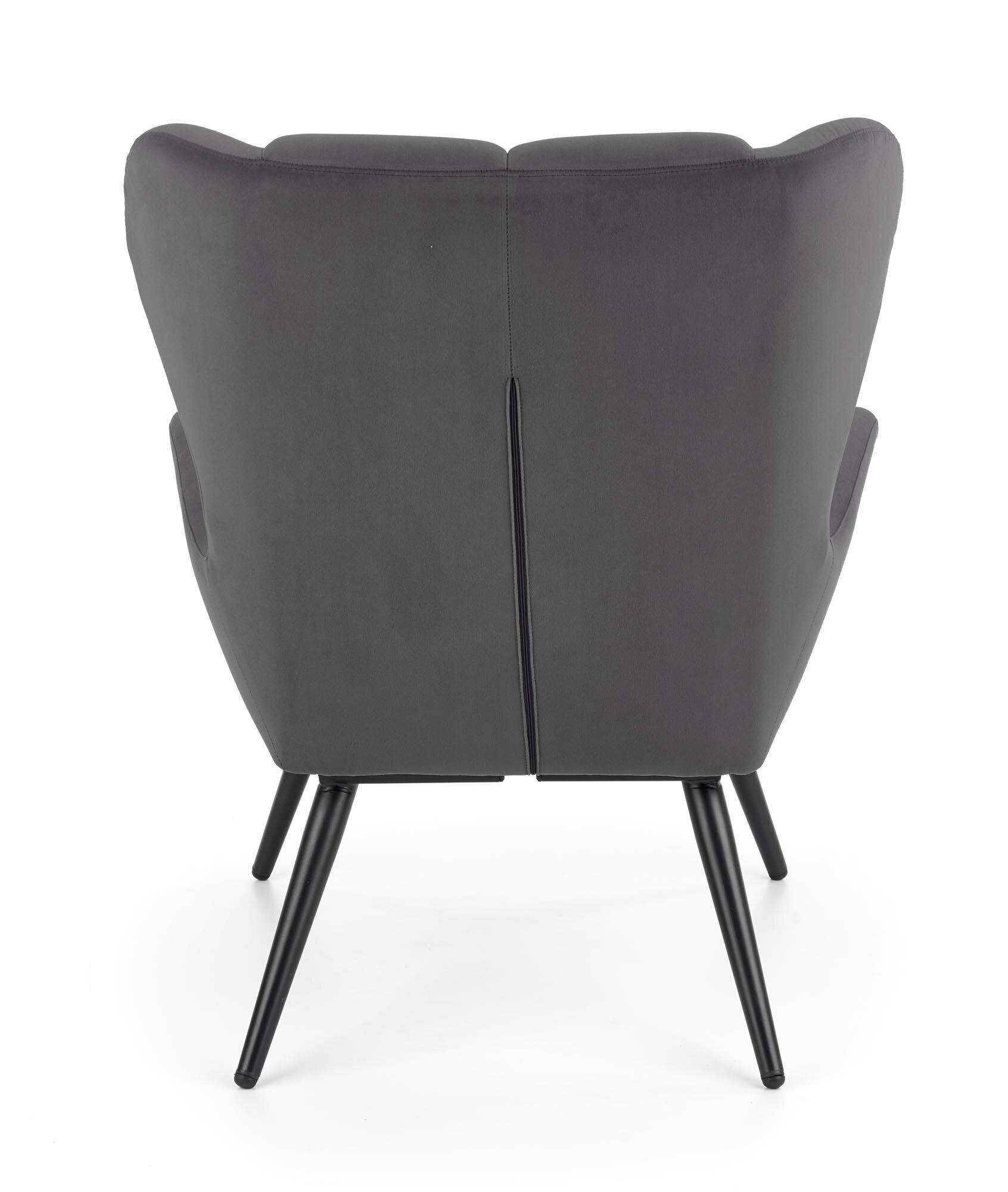 Кресло Halmar TYRION (серый/черный) - фотография № 5