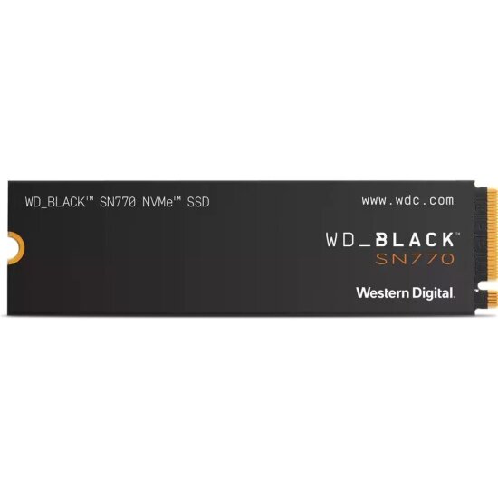 Накопитель Western Digital SSD M.2 Black SN770 500GB PCIe 4.0 x4 TLC 3D NAND (WDS500G3X0E)