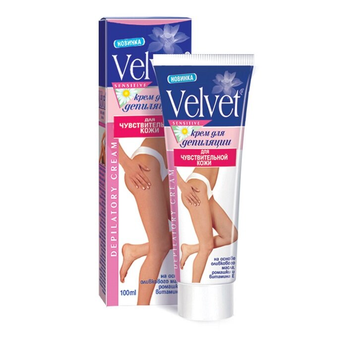 Депилятор Велвет (Velvet) для чувствительной кожи, 100 мл 1 шт