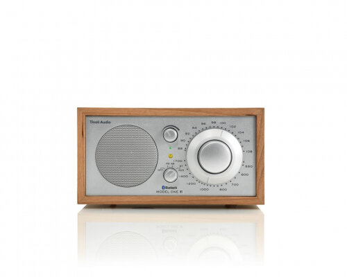 Радиоприемник TIVOLI AUDIO Tivoli Model One BT, серебро/вишня