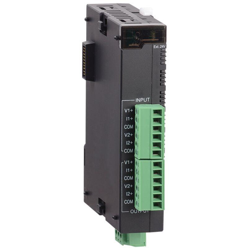 Модуль расширения аналоговыми входами/выходами; 2 аналоговых входа/2 аналоговых выхода (ток/напряжение) ONI PLC-S-EXA-0202, IEK PLCSEXA0202 (1 шт.)