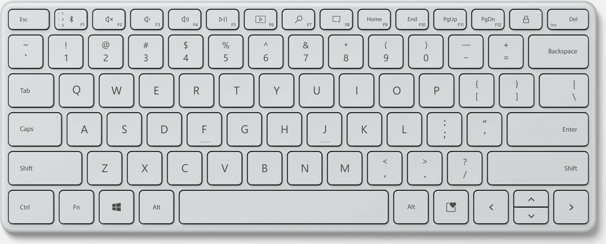 Клавиатура Microsoft Designer Compact Keyboard Monza белый (21y-00041)