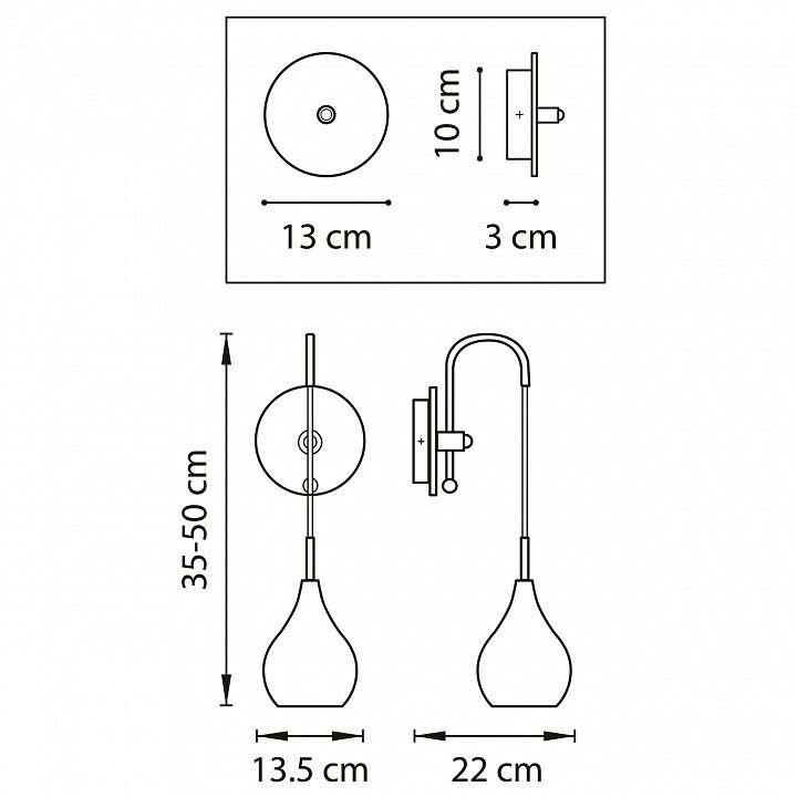 Бра Lightstar PENTOLA 803533 - фото №3