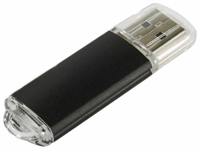 Флешка SmartBuy V-Cut USB 2.0 8GB Black