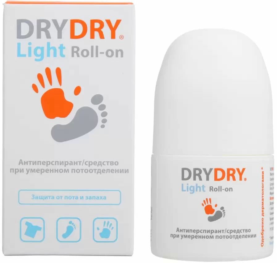 DryDry Антиперспирант Light ролик