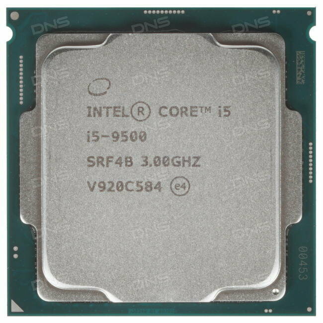 Процессор Intel Core i5 9500 CM8068403362610SRF4B/(3GHz) сокет 1151 L3 кэш 9MB/OEM