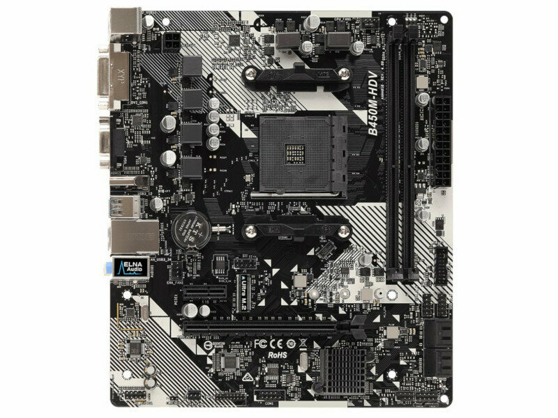 Материнская плата ASRock B450M-HDV R4.0