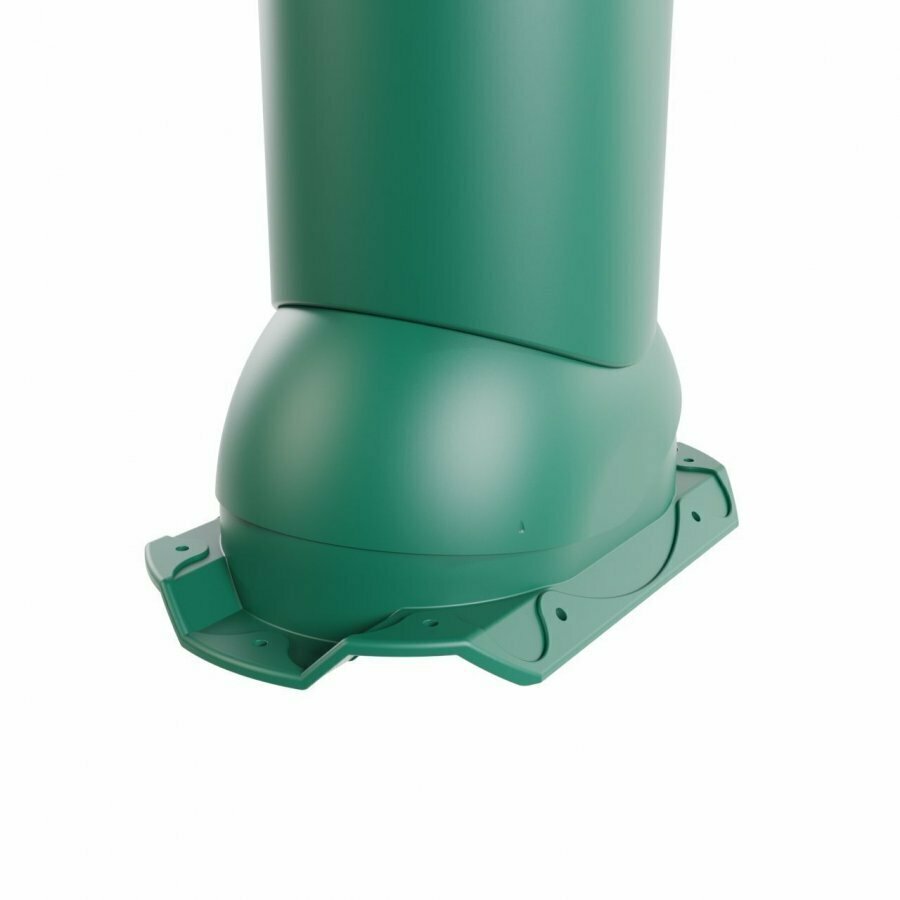 Viotto Труба вентиляции 150 мм для металлопрофиля 20 мм утепленная, выход вентиляционный для кровли крыши, зеленый мох RAL6005 - фотография № 4