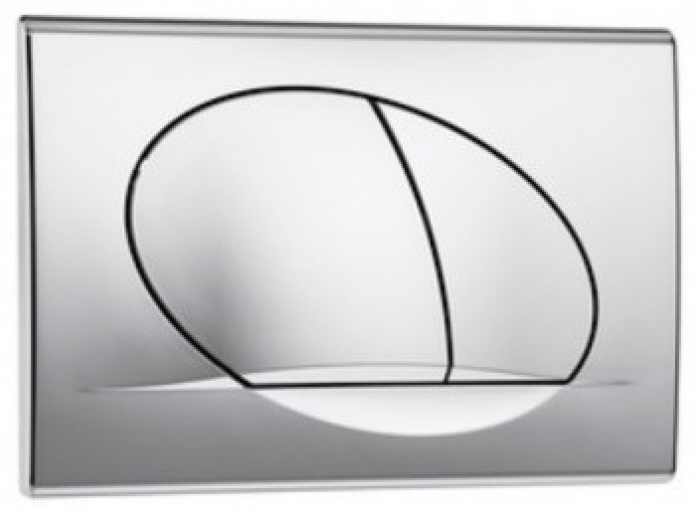 фото Кнопка смыва Roca Active 42B 78901140B1 пластик хром