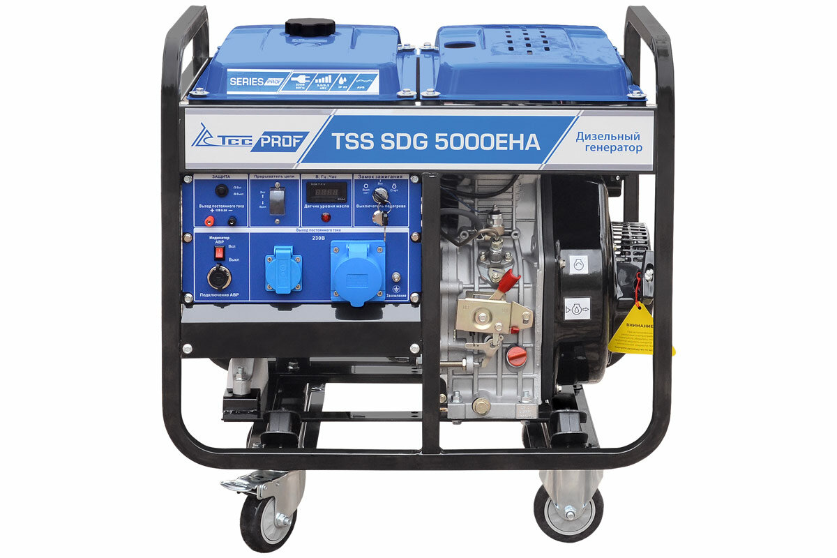 Дизельный генератор ТСС SDG 5000EHA - фотография № 2