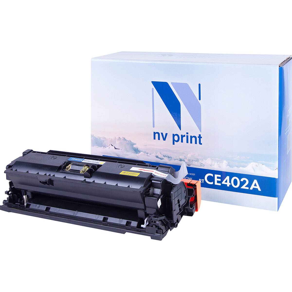 Картридж NV Print CE402A Yellow для Нewlett-Packard CLJ Color M551 (6000k)