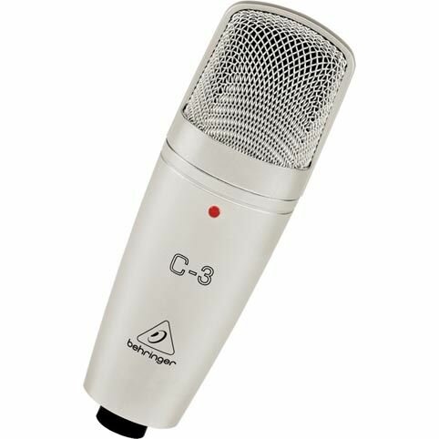 Behringer C-3 - Студийный конденсаторный микрофон ,40 - 18000 Гц , кардиоида, всенаправленная, восьмерка