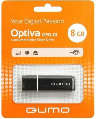 USB Flash накопитель 8Gb QUMO Optiva 01 Black