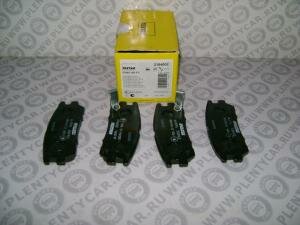 Комплект тормозных колодок диско Textar 2184002 Mitsubishi: MB858463 MR205269 MR389571 MR389572 MZ690170 MZ690344