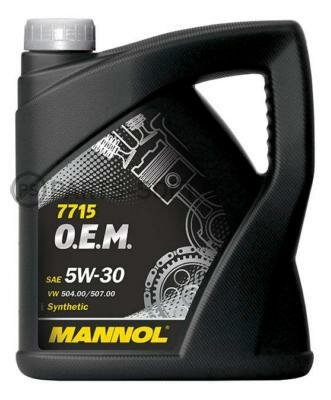 MANNOL 7001 Масло моторное 5W30 MANNOL 5л синтет 7715 O.E.M. for VW Audi Skoda 504.00/507.00